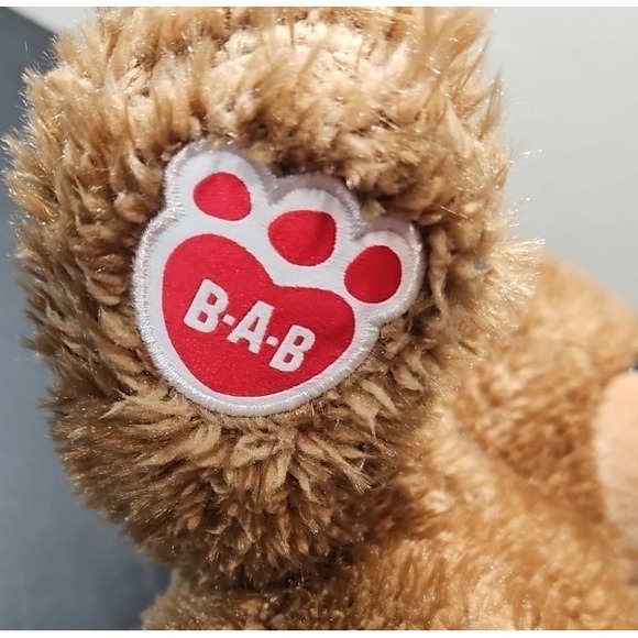 Build A Bear Hearts n Hugs Doodle Paws Brown Teddy Plush Red Heart BAB 2022 *EUC - Picture 12 of 16